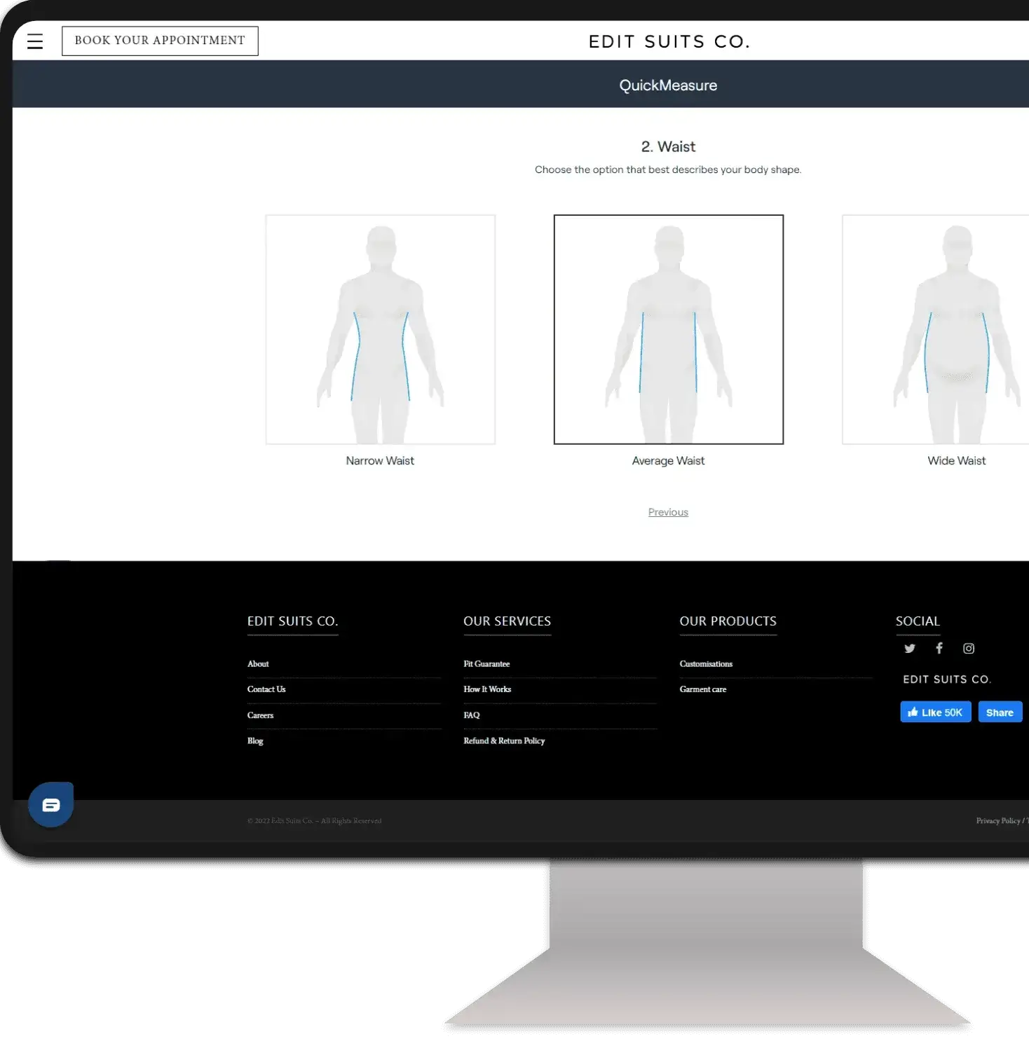 STREAMLINE Sizing - Camera Based